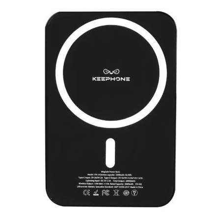 Внешний аккумулятор KEEPHONE 5000mAh Semi-Solid Battery, Чёрный