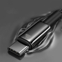 Кабель Baseus Tungsten Gold Fast Charging Data USB - Type-C, 100W, 1 м (CAWJ000001) Черный Кабель Baseus Tungsten Gold Fast Charging Data USB - Type-C, 100W, 1 м (CAWJ000001) Черный