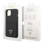 Чехол Guess для iPhone 14 Plus PU Saffiano Double cardslot Metal triangle logo Hard (GUHCP14MPSATPK) Черный Чехол Guess для iPhone 14 Plus PU Saffiano Double cardslot Metal triangle logo Hard (GUHCP14MPSATPK) Черный