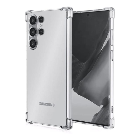 Чехол для Samsung Galaxy S24 Ultra с защитой камер Прозрачный Чехол для Samsung Galaxy S24 Ultra с защитой камер Прозрачный