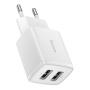 Сетевое зарядное устройство Baseus Compact Charger 2U 10,5 Вт CCXJ010202 (CCCP10UE) Белый Сетевое зарядное устройство Baseus Compact Charger 2U 10,5 Вт CCXJ010202 (CCCP10UE) Белый