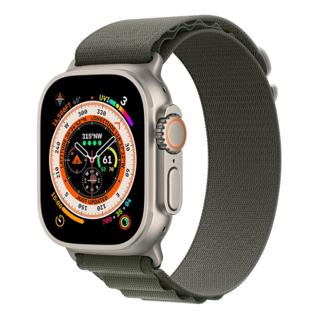 Ремешок Mutural Watch Band Alpine Looppback series 38/40/41 мм Green, зеленый Ремешок Mutural Watch Band Alpine Looppback series 38/40/41 мм Green, зеленый