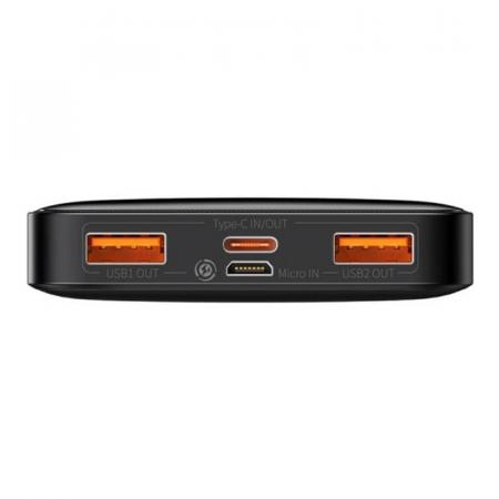 Внешний аккумулятор Baseus Bipow Digital Display Power Bank 10000mAh 20W PPDML-L01 (PPBD10K) Черный Внешний аккумулятор Baseus Bipow Digital Display Power Bank 10000mAh 20W PPDML-L01 (PPBD10K) Черный