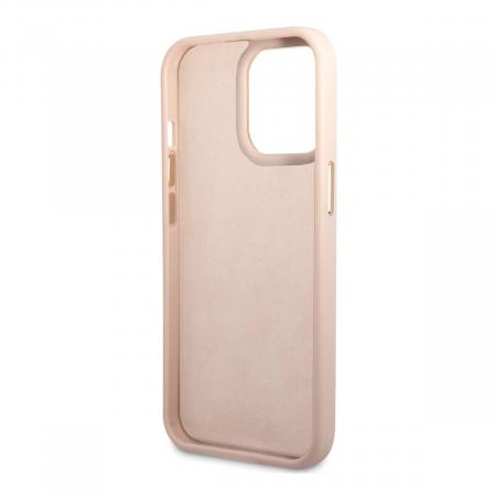 Чехол Guess для iPhone 14 CG Mobile PU 4G Script metal logo Hard (GUHCP14SHG4SHP) Розовый Чехол Guess для iPhone 14 CG Mobile PU 4G Script metal logo Hard (GUHCP14SHG4SHP) Розовый
