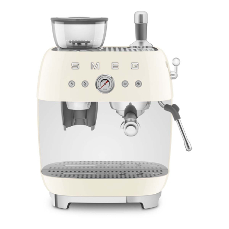 Кофемашина эспрессо со встроенной кофемолкой SMEG 50s style (EGF03CREU) Кремовый Кофемашина эспрессо со встроенной кофемолкой SMEG 50s style (EGF03CREU) Кремовый