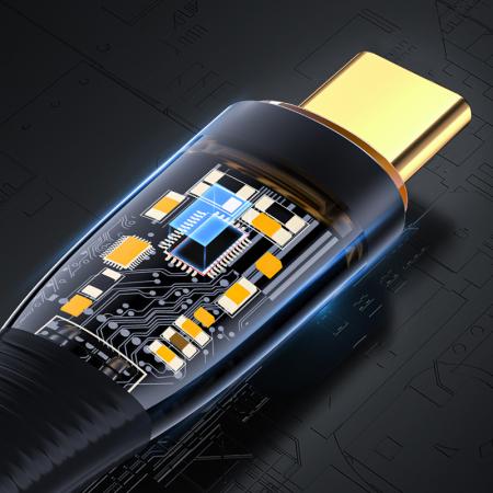Кабель WiWU Type-C – Lightning Cable, 2m (TM02) Черный Кабель WiWU Type-C – Lightning Cable, 2m (TM02) Черный