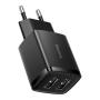 Сетевое зарядное устройство Baseus Compact Charger 2U 10,5 Вт CCXJ010201 (CCCP10UE) Черный Сетевое зарядное устройство Baseus Compact Charger 2U 10,5 Вт CCXJ010201 (CCCP10UE) Черный