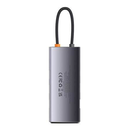 Хаб Baseus Metal Gleam Series 7в1 Multifunctional Type-C HUB Docking Station (WKWG040013) Серый Хаб Baseus Metal Gleam Series 7в1 Multifunctional Type-C HUB Docking Station (WKWG040013) Серый