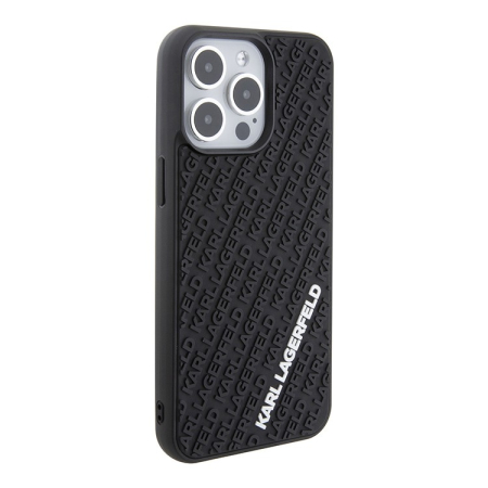 Чехол Karl Lagerfeld для iPhone 15 Pro 3D Rubber Multi Logo Hard (KLHCP15L3DMKRLK) Черный Чехол Karl Lagerfeld для iPhone 15 Pro 3D Rubber Multi Logo Hard (KLHCP15L3DMKRLK) Черный