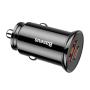 Автомобильное зарядное устройство Baseus BS-C16C1-X Circular Plastic A+C 30W PPS Car Charger (CCALL-YS01) Черный Автомобильное зарядное устройство Baseus BS-C16C1-X Circular Plastic A+C 30W PPS Car Charger (CCALL-YS01) Черный