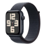 Apple Watch SE (2024), 44 мм корпус из алюминия цвета «Midnight», ремешок Sport Loop цвета «Ink» Apple Watch SE (2024), 44 мм корпус из алюминия цвета «Midnight», ремешок Sport Loop цвета «Ink»