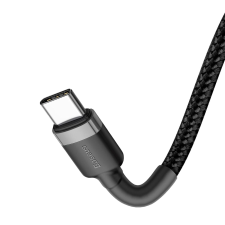 Кабель Baseus Cafule Type-C PD2.0 60W flash charging data line 20V, 3A, 2 м (CATKLF-HG1) Gray/Black Кабель Baseus Cafule Type-C PD2.0 60W flash charging data line 20V, 3A, 2 м (CATKLF-HG1) Gray/Black