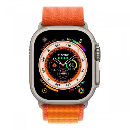 Ремешок WiWU Alpine Loop для Apple Watch Ultra 42/44/45/49 мм Оранжевый Ремешок WiWU Alpine Loop для Apple Watch Ultra 42/44/45/49 мм Оранжевый