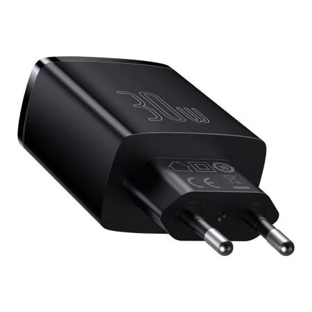 Сетевое зарядное устройство Baseus Compact max 30 Вт 2U+C CCXJ-E01 (CCCP30UE-A) Черный Сетевое зарядное устройство Baseus Compact max 30 Вт 2U+C CCXJ-E01 (CCCP30UE-A) Черный