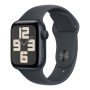 Apple Watch SE (2024), 40 мм корпус из алюминия цвета «Midnight», ремешок Sport Band размера S/M цвета «Midnight» Apple Watch SE (2024), 40 мм корпус из алюминия цвета «Midnight», ремешок Sport Band размера S/M цвета «Midnight»