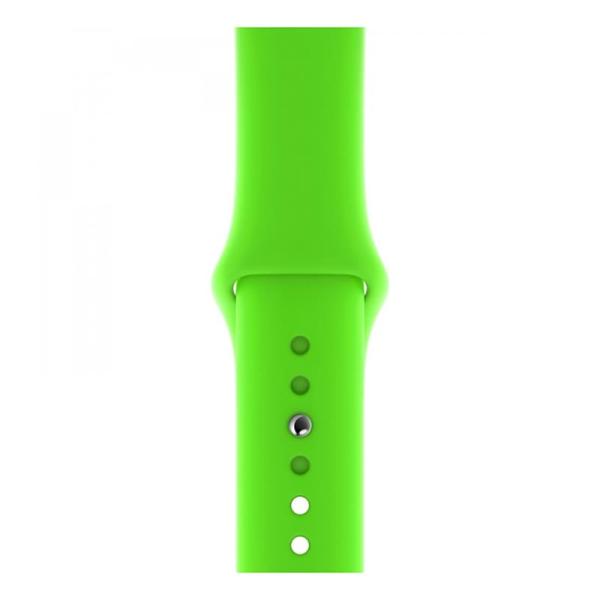 Ремешок для Apple Watch 42/44 mm COTEetCI Silicone Sport Band Green, зелёный