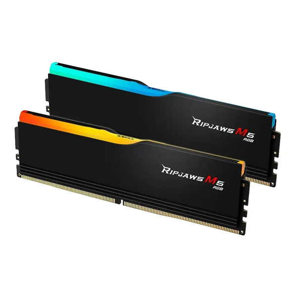 Оперативная память G.SKILL Ripjaws M5 RGB (F5 6000J3238F16GX2 RM5RK) DDR5 32GB 6000MHz CL32 UDIMM 2x16GB RGB Black