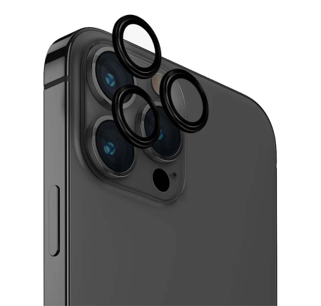 Стекло для iPhone 15 Pro UNIQ OPTIX Camera Lens protector Aluminium (IP6.1P(2023)-ALENSBLK) Черный Стекло для iPhone 15 Pro UNIQ OPTIX Camera Lens protector Aluminium (IP6.1P(2023)-ALENSBLK) Черный