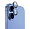 Защитное стекло для камеры iPhone 16/16 Plus SUPGLASS Anti Glare Camera lens glass (XC-31) Blue