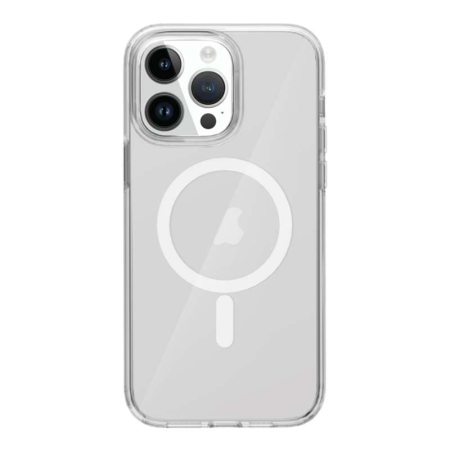 Чехол для iPhone 15 с Magsafe Mutural Jingtou Series Прозрачный Чехол для iPhone 15 с Magsafe Mutural Jingtou Series Прозрачный