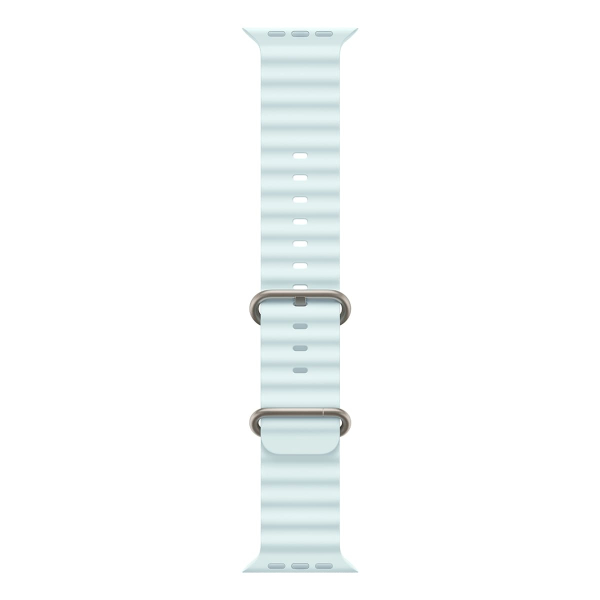 Apple Watch Ultra 2 (2024), 49 мм корпус из титана цвета «Natural», ремешок Ocean Band цвета «Ice Blue» Apple Watch Ultra 2 (2024), 49 мм корпус из титана цвета «Natural», ремешок Ocean Band цвета «Ice Blue»