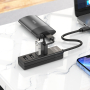 USB-хаб hoco. 4в1 Type-C на USB 3.0 + 3 USB 2.0 (HB25T) Черный USB-хаб hoco. 4в1 Type-C на USB 3.0 + 3 USB 2.0 (HB25T) Черный