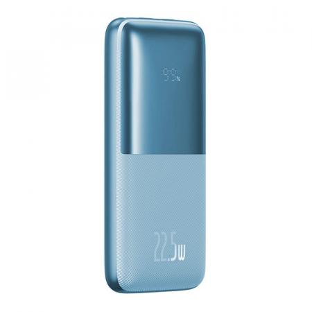 Внешний аккумулятор Baseus Bipow Pro Digital Display Fast Charge 10000mAh 22.5W с кабелем USB - Type-C, 3A, 0,3 м PPBD2-1022 (PPBD040003) Голубой Внешний аккумулятор Baseus Bipow Pro Digital Display Fast Charge 10000mAh 22.5W с кабелем USB - Type-C, 3A, 0,3 м PPBD2-1022 (PPBD040003) Голубой