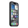 Чехол Кожаный Apple iPhone 15 Pro с MagSafe Black, черный Чехол Кожаный Apple iPhone 15 Pro с MagSafe Black, черный