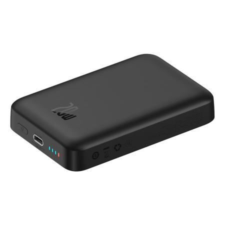 Внешний аккумулятор Baseus Magnetic Mini Wireless Fast Charge power bank с поддержкой беспроводной зарядки 10000mAh 20W Черный Внешний аккумулятор Baseus Magnetic Mini Wireless Fast Charge power bank с поддержкой беспроводной зарядки 10000mAh 20W Черный