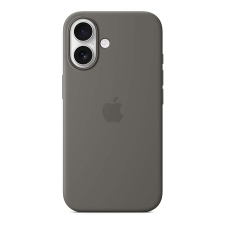 Чехол Silicone Case для Apple iPhone 16 с MagSafe Серый Чехол Silicone Case для Apple iPhone 16 с MagSafe Серый