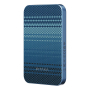 Внешний аккумулятор Pitaka Aramid Fiber Magnetic Power Bank Moonrise на 5000mAh, синий Внешний аккумулятор Pitaka Aramid Fiber Magnetic Power Bank Moonrise на 5000mAh, синий