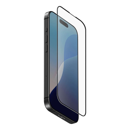 Защитное стекло для iPhone 16 Pro UNIQ OPTIX Matte (+installer), Clear/Black Защитное стекло для iPhone 16 Pro UNIQ OPTIX Matte (+installer), Clear/Black