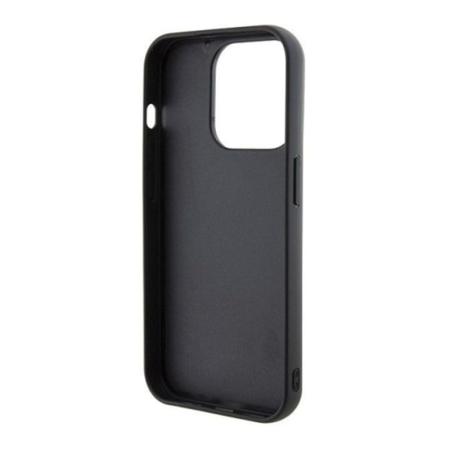 Чехол Karl Lagerfeld для iPhone 15 Pro Karl hc gripstand saffiano kc pins (KLHCP15LGSAKCPK) Черный Чехол Karl Lagerfeld для iPhone 15 Pro Karl hc gripstand saffiano kc pins (KLHCP15LGSAKCPK) Черный