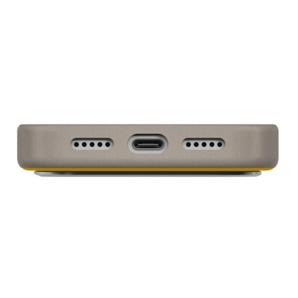 Чехол для iPhone 17 Pro с MagSafe UNIQ DS LYDEN (IP6.3P(2025)-LDSCYELFGRY) Желто-серый