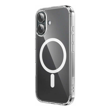 Чехол для Apple iPhone 17 hoco Magnetic Smartphone CASE Прозрачный Чехол для Apple iPhone 17 hoco Magnetic Smartphone CASE Прозрачный
