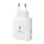 Зарядное устройство Samsung Duo 50 Вт 2 USB Type‑C (EP‑T5020NWEGEU) Белый