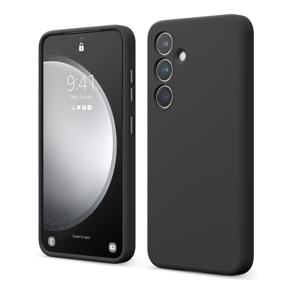 Чехол для Samsung Galaxy S24 Elago Soft silicone Liquid (EGS24SC62-BK) Чёрный