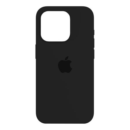 Чехол Silicone Case для Apple iPhone 15 Pro с MagSafe Black, черный Чехол Silicone Case для Apple iPhone 15 Pro с MagSafe Black, черный