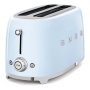 Тостер на 4 ломтика SMEG 50s style (TSF02PBEU) Пастельный голубой Тостер на 4 ломтика SMEG 50s style (TSF02PBEU) Пастельный голубой