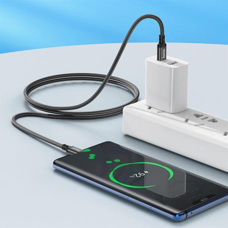 Кабель hoco. Super Fast Charging Data Cable разъем Type-C – Type-C, 1 м (X14) Черный Кабель hoco. Super Fast Charging Data Cable разъем Type-C – Type-C, 1 м (X14) Черный