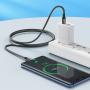 Кабель hoco. Super Fast Charging Data Cable разъем Type-C – Type-C, 1 м (X14) Черный Кабель hoco. Super Fast Charging Data Cable разъем Type-C – Type-C, 1 м (X14) Черный