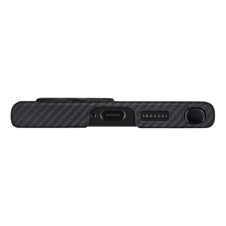 Чехол для Samsung Galaxy S24 Ultra Pitaka MagEZ 4 Case кевлар (KS2401U) Черный Чехол для Samsung Galaxy S24 Ultra Pitaka MagEZ 4 Case кевлар (KS2401U) Черный