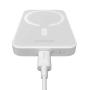 Внешний аккумулятор Baseus Magnetic Wireless Charging power bank с поддержкой беспроводной зарядки 10000mAh 20W (PPCXM10) Белый Внешний аккумулятор Baseus Magnetic Wireless Charging power bank с поддержкой беспроводной зарядки 10000mAh 20W (PPCXM10) Белый