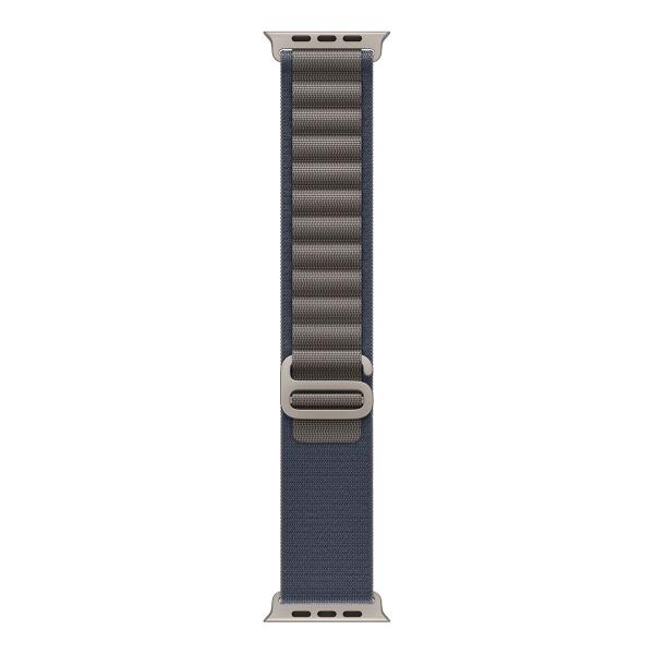 Apple Watch Ultra 2 (2023), 49 мм корпус из титана цвета «Natural», ремешок Alpine Loop размера S цвета «Blue» Apple Watch Ultra 2 (2023), 49 мм корпус из титана цвета «Natural», ремешок Alpine Loop размера S цвета «Blue»