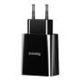 Сетевое зарядное устройство Baseus Speed Mini Dual USB Charger 10,5 Вт TC-012 (CCFS-R01) Черный Сетевое зарядное устройство Baseus Speed Mini Dual USB Charger 10,5 Вт TC-012 (CCFS-R01) Черный