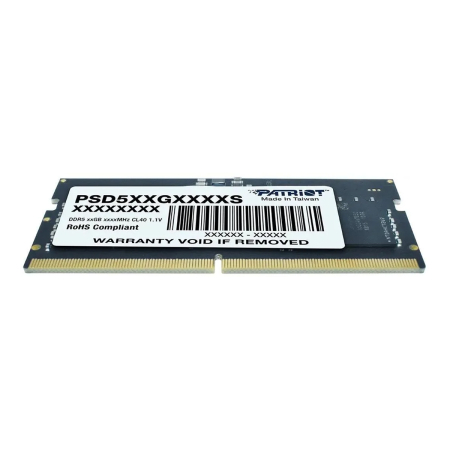 Оперативная память Patriot Signature (PSD516G560081S) DDR5 16GB 5600MHz CL46 SO DIMM 1x16 ECC