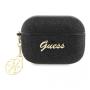 Чехол для Airpods Pro 2 Guess Glitter flakes Metal logo with Heart charm (GUAP2GLGSHK) Черный Чехол для Airpods Pro 2 Guess Glitter flakes Metal logo with Heart charm (GUAP2GLGSHK) Черный