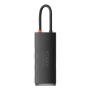 Хаб Baseus Lite Series 5-Port Type-C HUB Docking Station (Type-C to HDMI+USB3.0*3+PD) BS-OH018 (WKQX040001) Черный Хаб Baseus Lite Series 5-Port Type-C HUB Docking Station (Type-C to HDMI+USB3.0*3+PD) BS-OH018 (WKQX040001) Черный