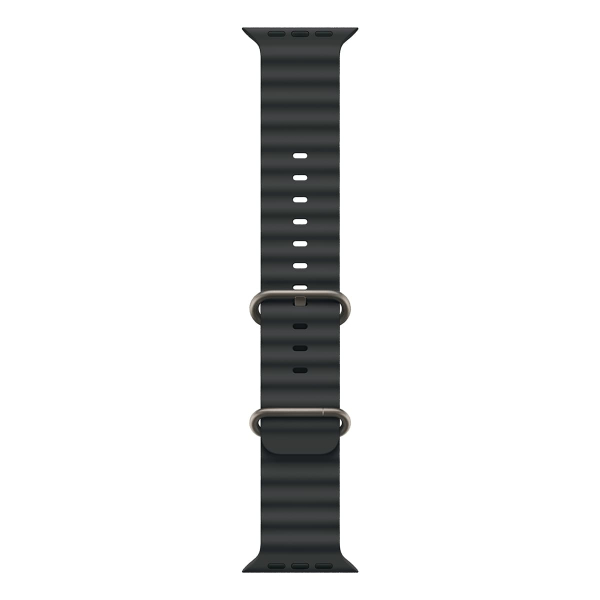 Apple Watch Ultra 2 (2024), 49 мм корпус из титана цвета «Natural», ремешок Ocean Band цвета «Black» Apple Watch Ultra 2 (2024), 49 мм корпус из титана цвета «Natural», ремешок Ocean Band цвета «Black»