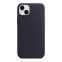 Чехол Leather Case MagSafe для Apple iPhone 14 Plus «Ink» Синий Чехол Leather Case MagSafe для Apple iPhone 14 Plus «Ink» Синий